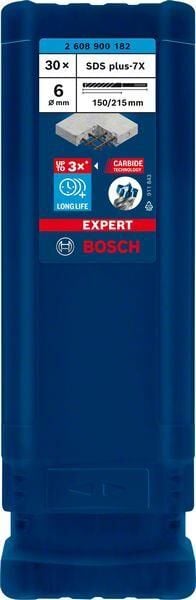 EXPERT SDS Plus-7X K-Delici Ucu 6*215 mm 30'Lu