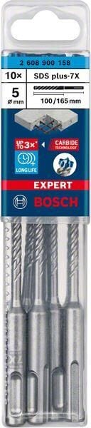 EXPERT SDS plus-7X K-Delici Ucu 5*165, 10 parça