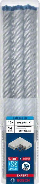 EXPERT SDS plus-7X K-Delici Ucu 14*265, 10 parça