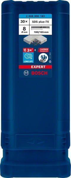 EXPERT SDS Plus-7X K-Delici Ucu 8*165 mm 30'Lu
