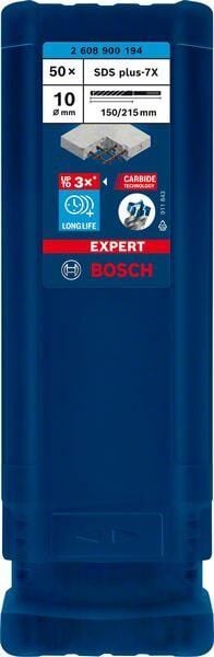 EXPERT SDS Plus-7X K-Delici Ucu 10*215 mm 50'li