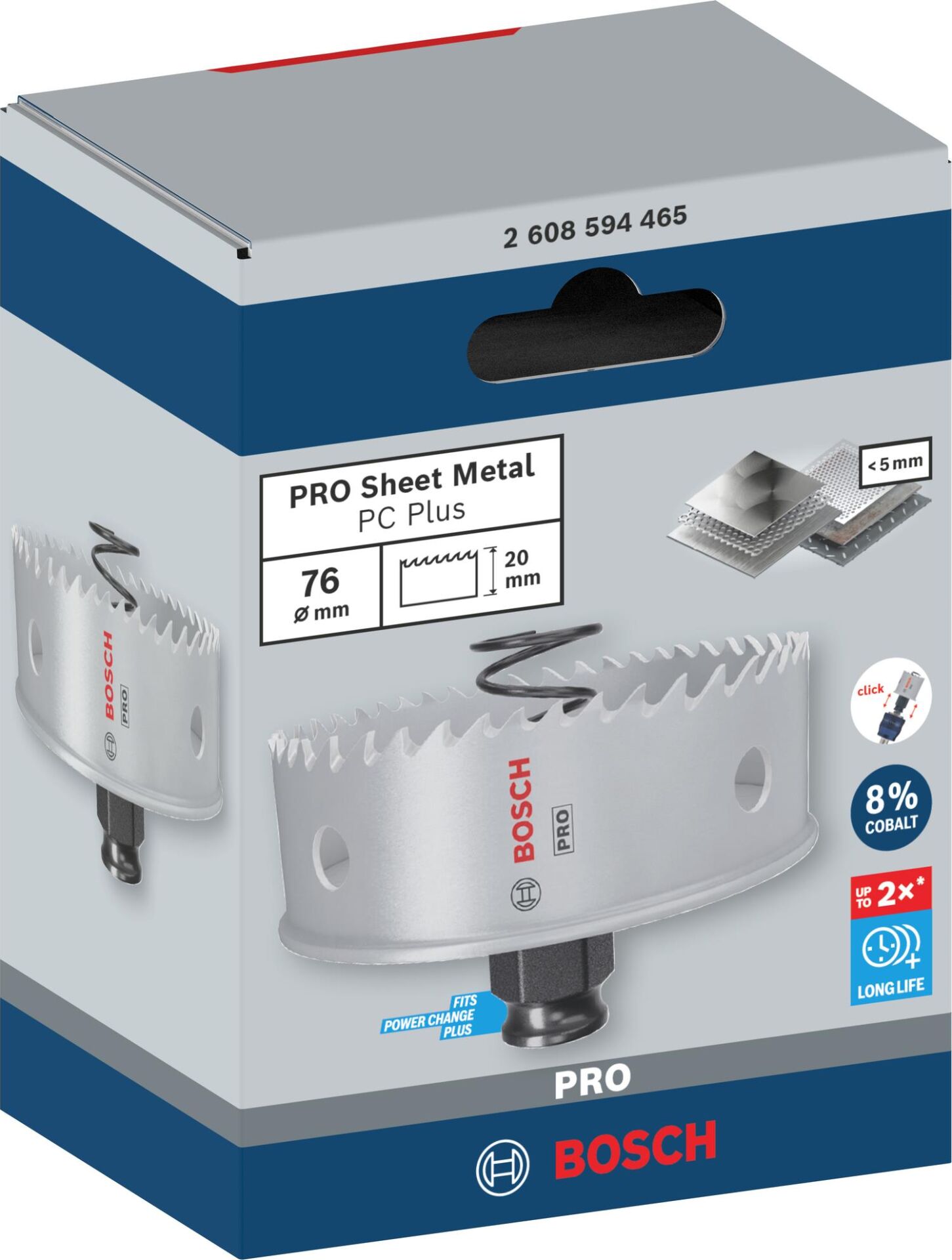 PRO SM PC-Plus Delik Açma Panç 76mm