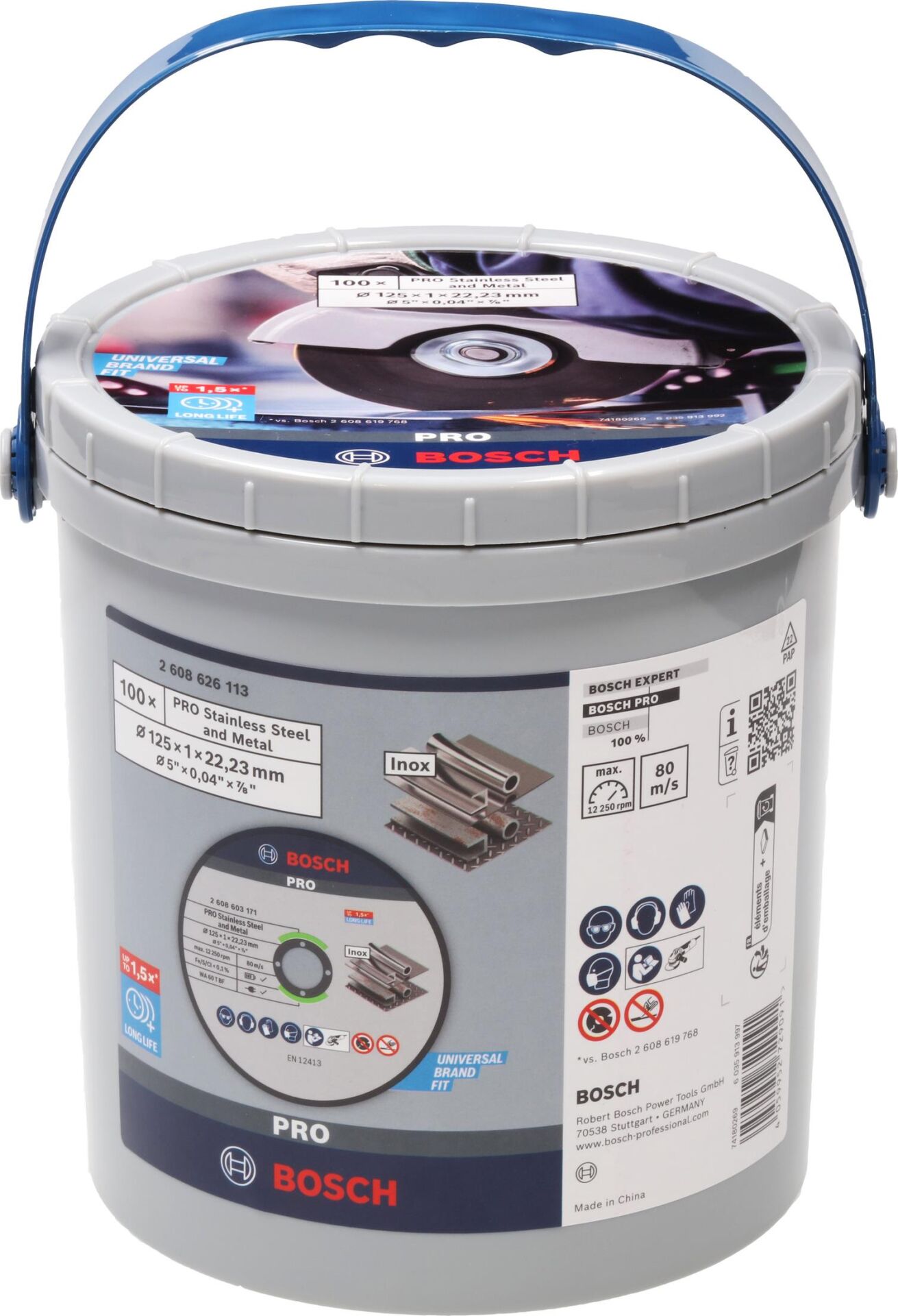PRO StainlessSteel & Metal Kesme Disk 125mm, 100ad