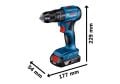Bosch GDR 18V-215 + GSB 185-LI Kombi Set 2x2,0Ah