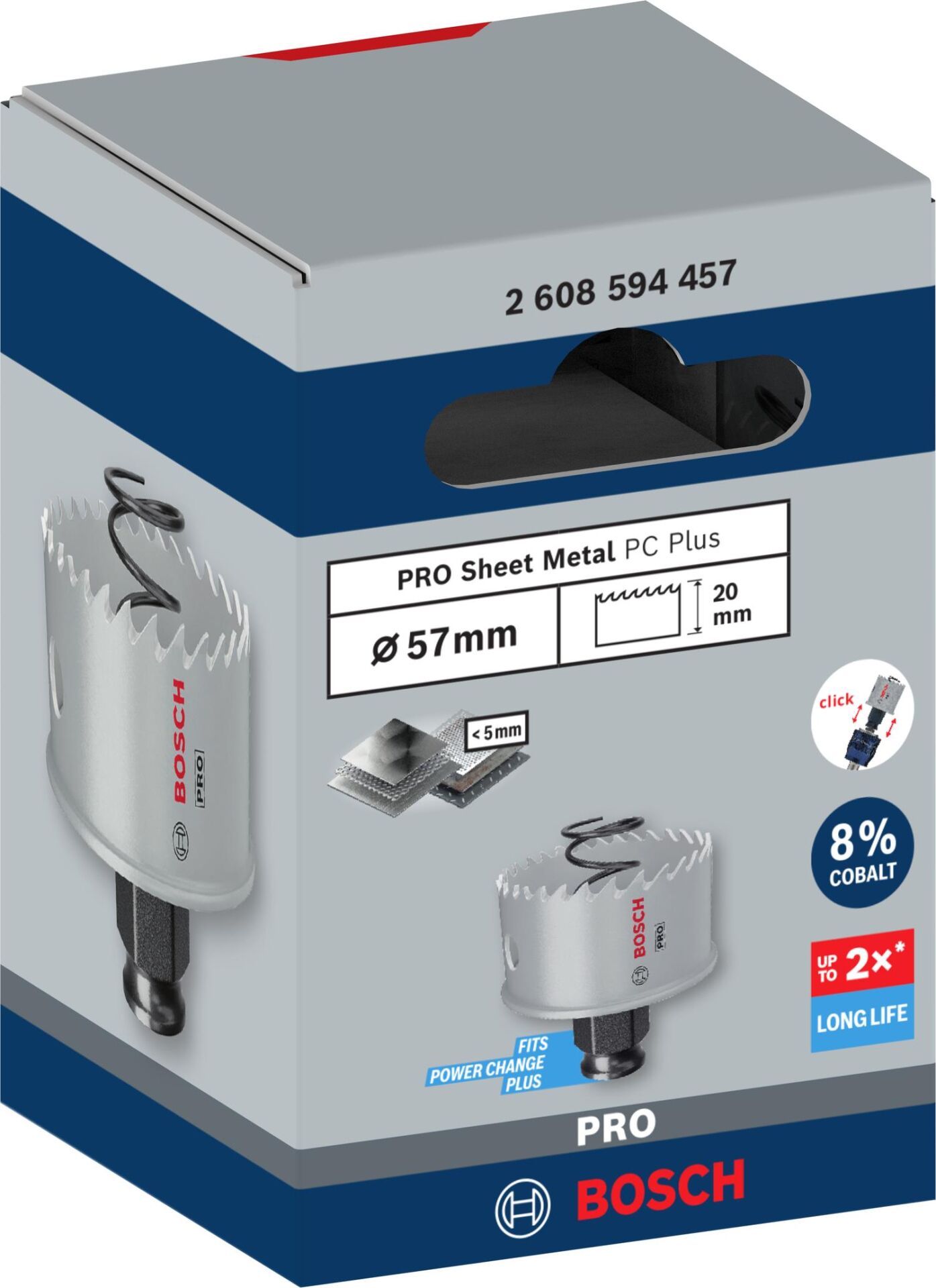 PRO SM PC-Plus Delik Açma Panç 57mm