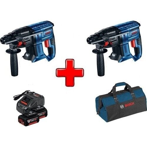 Bosch Gbh 180-LI Kırıcı Delici + Bosch Gbh 180-LI Kırıcı Delici 18V 5.0AH Çift Akülü +Kanvastaşıma Çantası