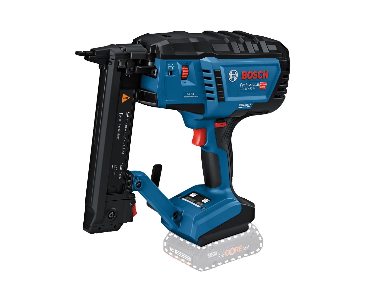 Bosch Akülü Ahşap Zımbalama Makinesi GTH 18V-38 M