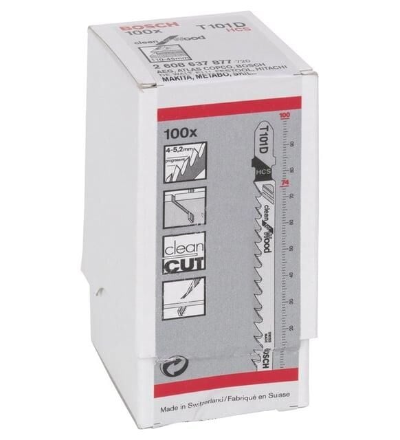DEKUPAJ BIÇAĞI - T 101 D CLEAN FOR WOOD 100'LÜ