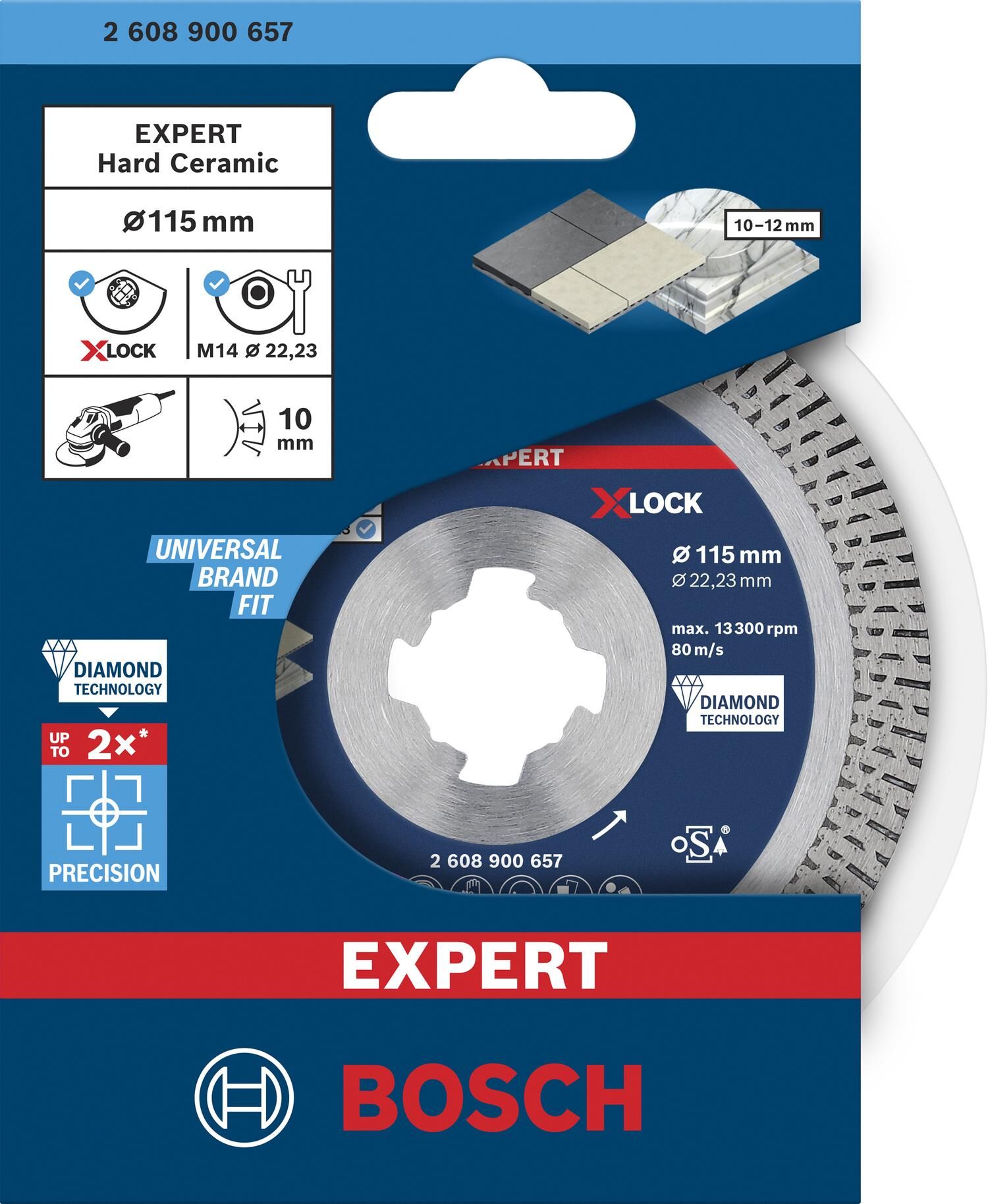 EXP X-LOCK Elmas Kesme Disk BFHaCeramic 115mm