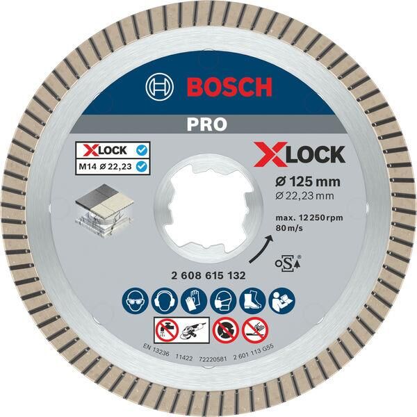 Bosch PRO Ceramic X-LOCK Elmas Kesme 125mm