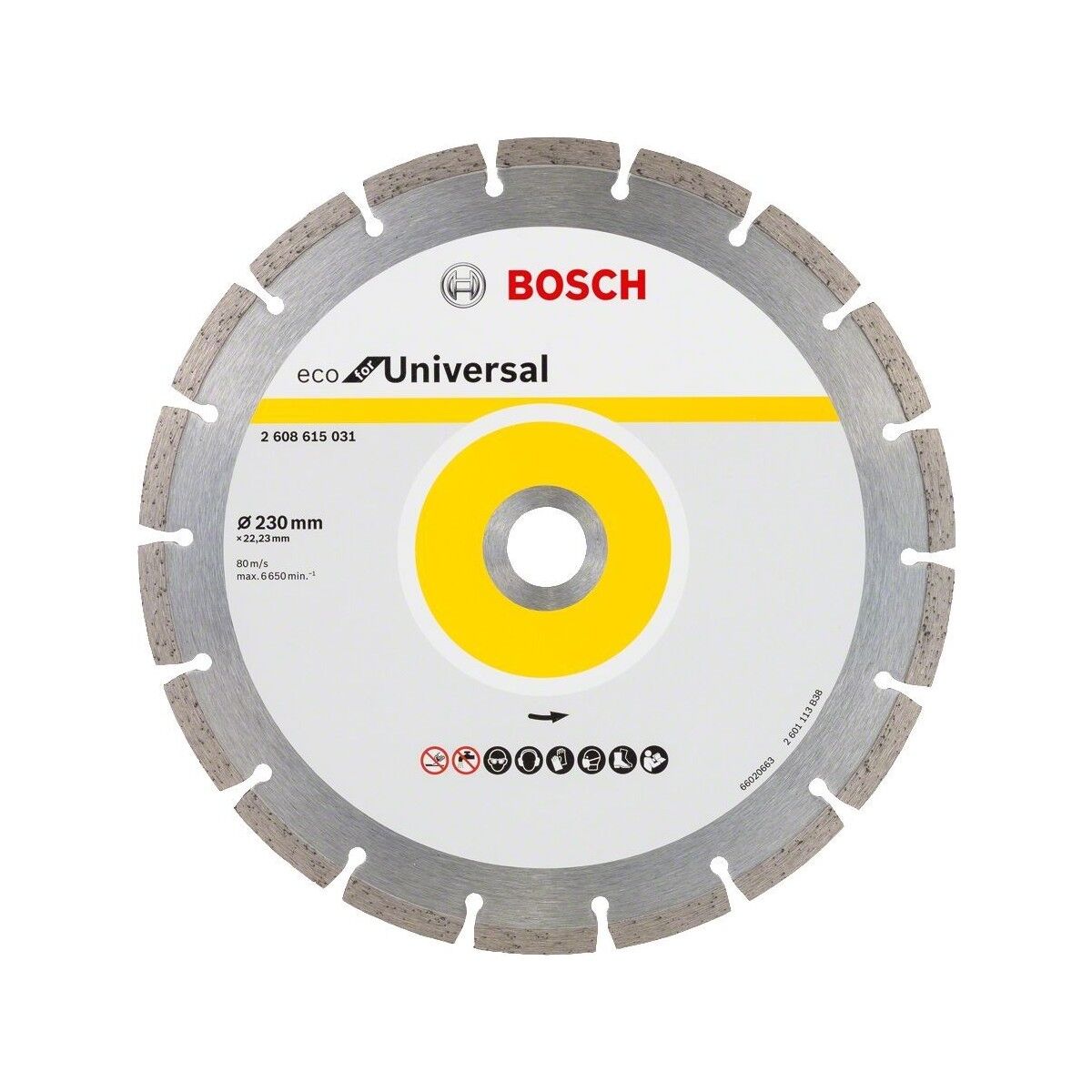 Elmas Kesme Diski EFUniversal 230*22,23mm 9+1 044