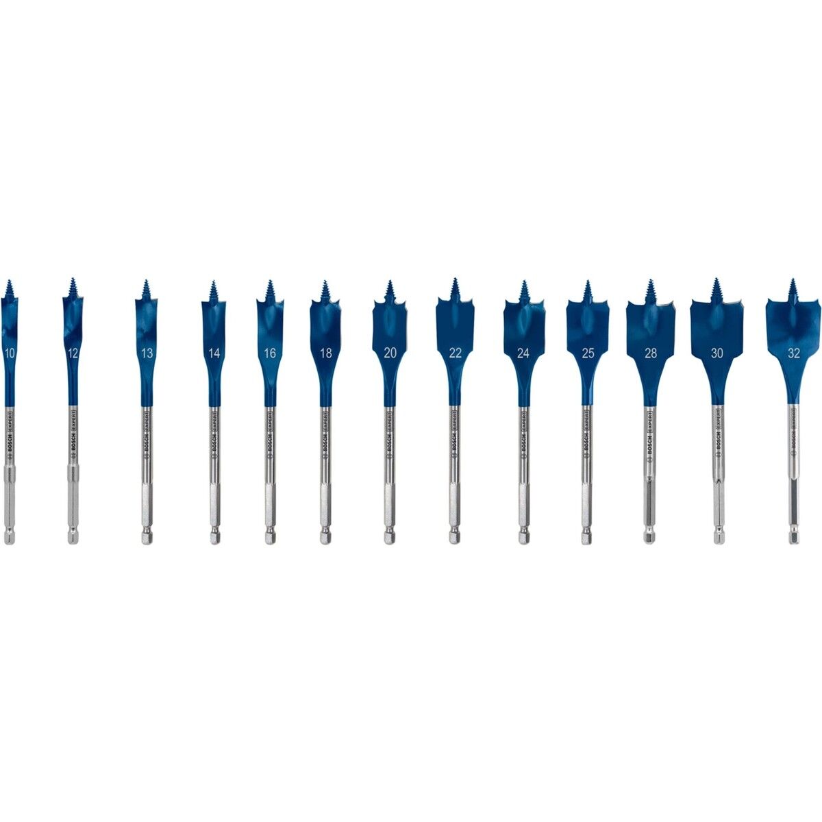 Bosch EXP Yaprak Matkap Ucu Seti 10-32 mm 13’lı