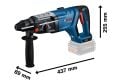 Bosch GBH 18V-28 D Akülü Kırıcı Delici (1 x 5.5 Ah ProCORE) - 0611919003-SET