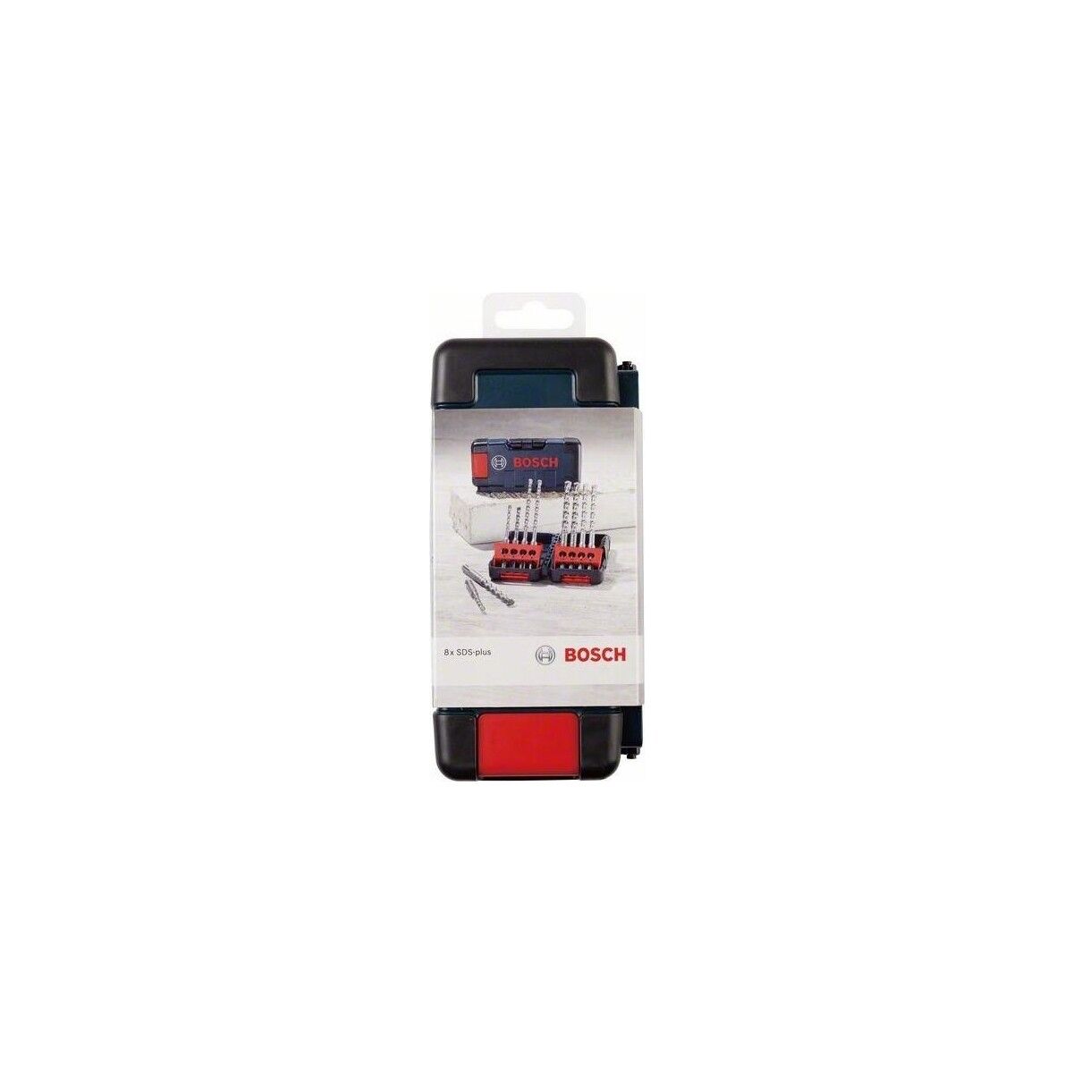 Bosch SDS Plus-5 Kırıcı Delici Matkap Ucu Seti (8 Parça - Beton Delme - Tough Box) - 2607019903