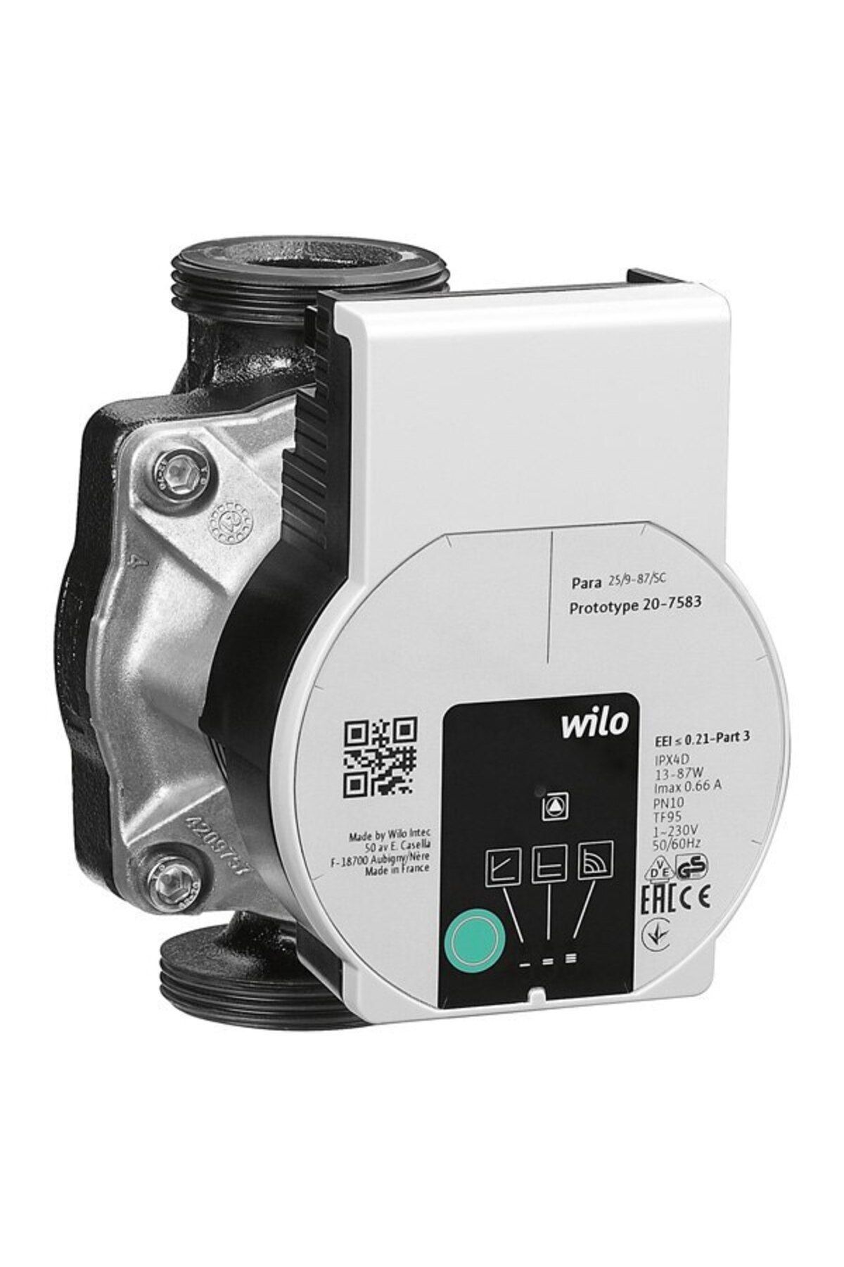 Wilo Kazan Pompa PARA 25-130/9-87/SC-12 WTU