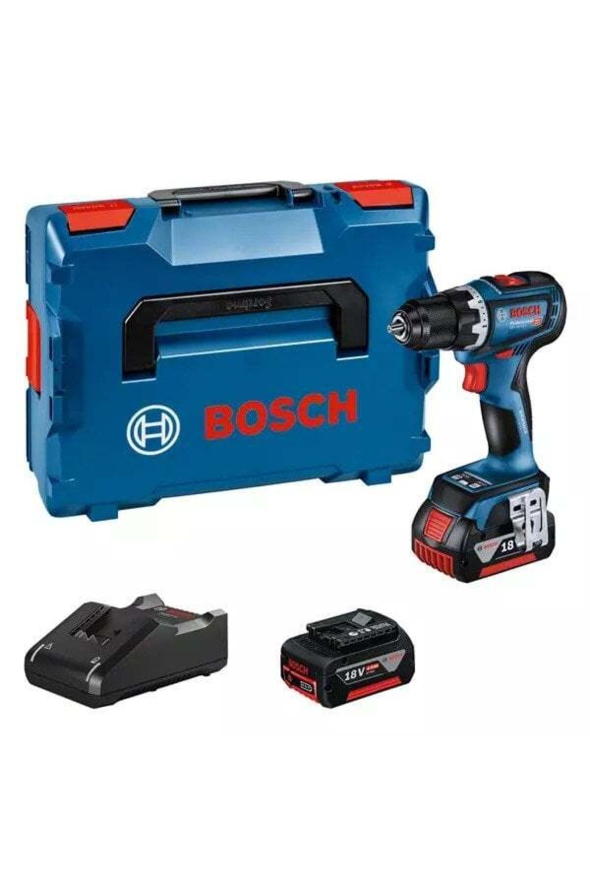Bosch GSR 18V-90 C 2x5.0Ah Çift Akülü Vidalama