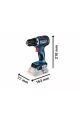 Bosch GSR 18V-90 C Profesyonel Akülü Delme/Vidalama Makinesi (Çift 5.0 Ah Akü - L-BOXX) - 06019K6006