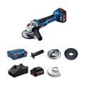 Bosch GWS 180-LI Akülü Avuç Taşlama Makinesi (2x4.0Ah) - 06019H9020-SET