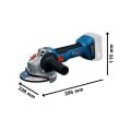 Bosch GWS 18V-8 Akülü Avuç Taşlama Makinesi (1 x 4.0 Ah) - 06019N9021