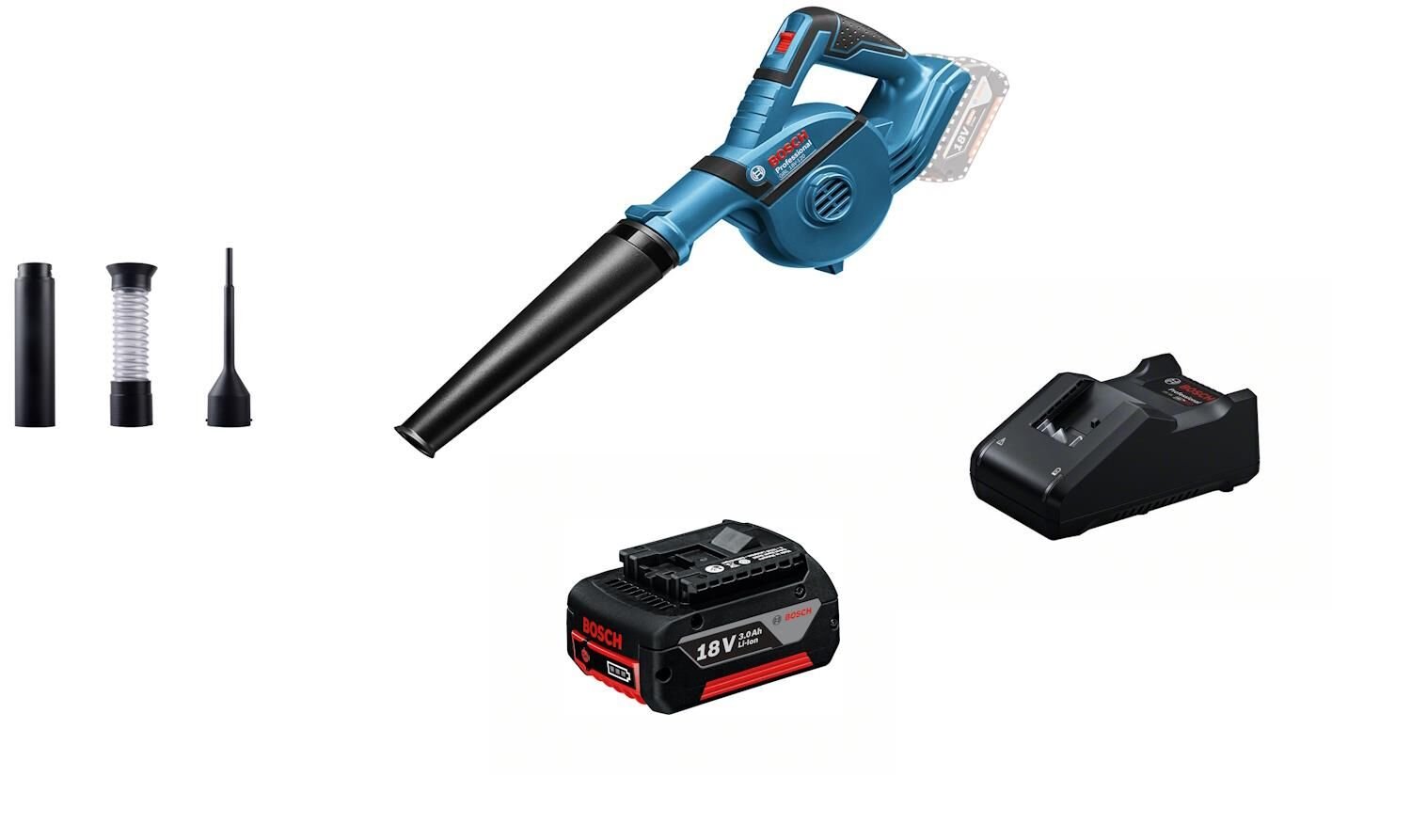 Bosch GBL 18V-120 3.0Ah Tek Akülü Yaprak Üfleme Makinesi
