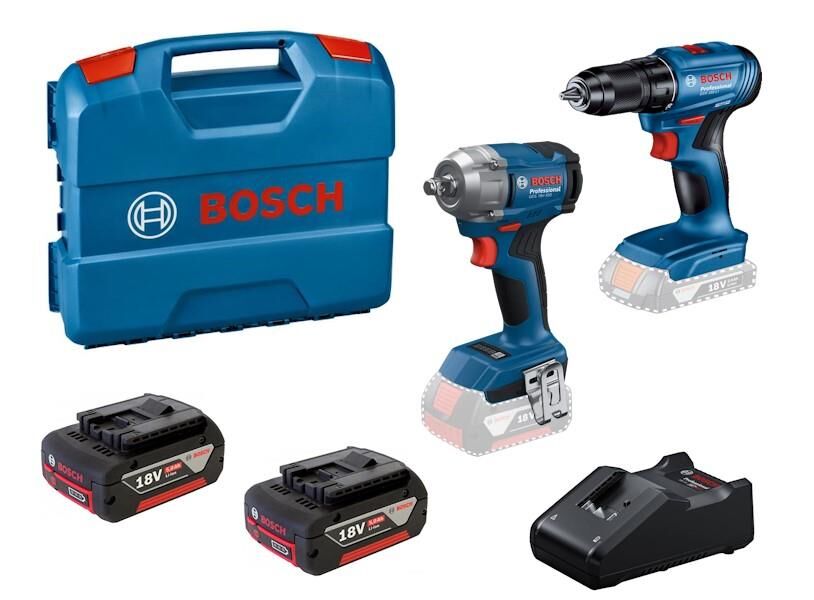 GSR 185-li + GDS 18V-350 2x5.0 ah GAL 18V-40 L-CASE ÇANTA