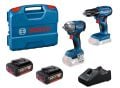 GSR 185-li + GDS 18V-350 2x5.0 ah GAL 18V-40 L-CASE ÇANTA