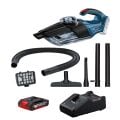 Bosch GAS 18V-1 L Akülü Elektrikli Süpürge (1 x 3.0 Ah Akü + GAL 18V-40 Şarj Cihazı Dahil) - 06019C6200-SET