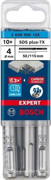 EXPERT SDS plus-7X K-Delici Ucu 4*115, 10 parça