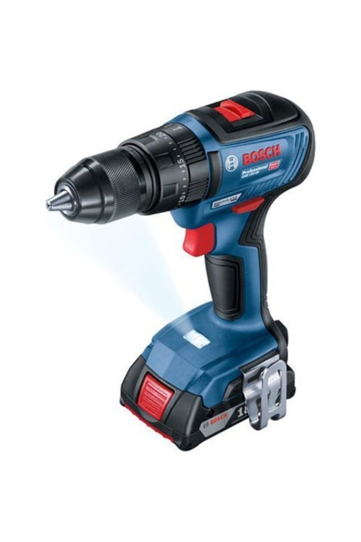 Bosch GSB 18V-50 Darbeli Delme/Vidalama Makinesi (18V - 1x2.0Ah + 1x5.0Ah Çift Akülü / Kömürsüz Motor) - 06019H5103
