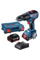 Bosch GSB 18V-50 Darbeli Delme/Vidalama Makinesi (18V - 1x2.0Ah + 1x5.0Ah Çift Akülü / Kömürsüz Motor) - 06019H5103