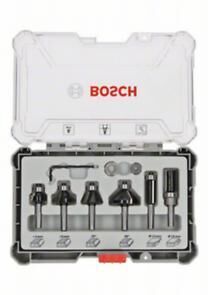 Bosch Freze Uç Seti 6'lı (6 mm Şaftlı) - 2607017468