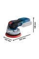 GEX 18V-125 EKSANTRİK ZIMPARA MAKİNESİ SOLO