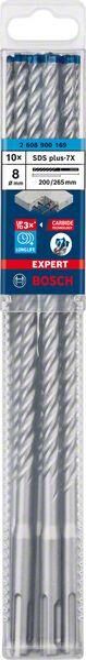 EXPERT SDS plus-7X K-Delici Ucu 8*265, 10 parça 2608900169 2 608 900 169