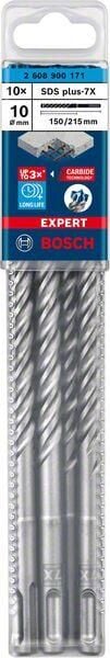 Bosch Expert 10x215 mm 10’lu Yeni Sds Plus-7X Matkap Ucu 2608900171