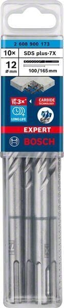 EXPERT SDS plus-7X K-Delici Ucu 12*165, 10 parça