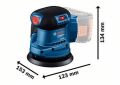Bosch GEX 185-LI Akülü Eksantrik Zımpara Makinesi (18V - 125 mm - Solo/Aküsüz) - 06013A5020
