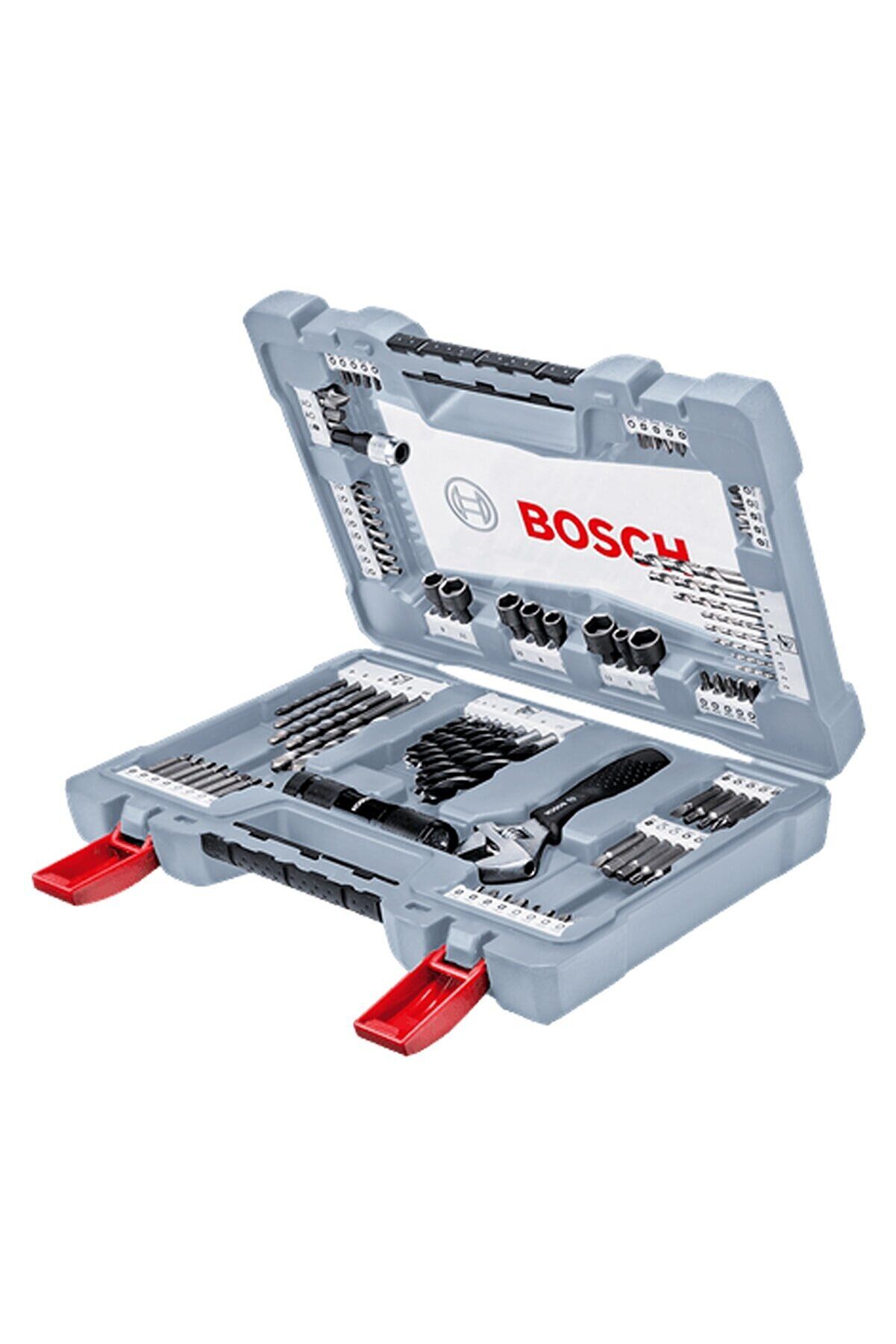Bosch X-Line Premium Delme ve Vidalama Seti (91 Parça - Titanyum Kaplamalı Matkap Uçları - Hassas Vida Uçları - Manyetik Tutuculu - Taşıma Çantalı) - 2608P00235