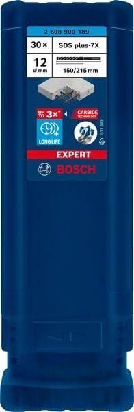 Bosch Expert SDS Plus-7X Matkap Ucu (12 x 150 x 215 mm - 30 Adet) - 2608900189