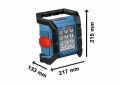 Bosch GLI 18V-1200 C Akülü Fener (18V - 1200 Lümen - Solo/Aküsüz) - 0601446700