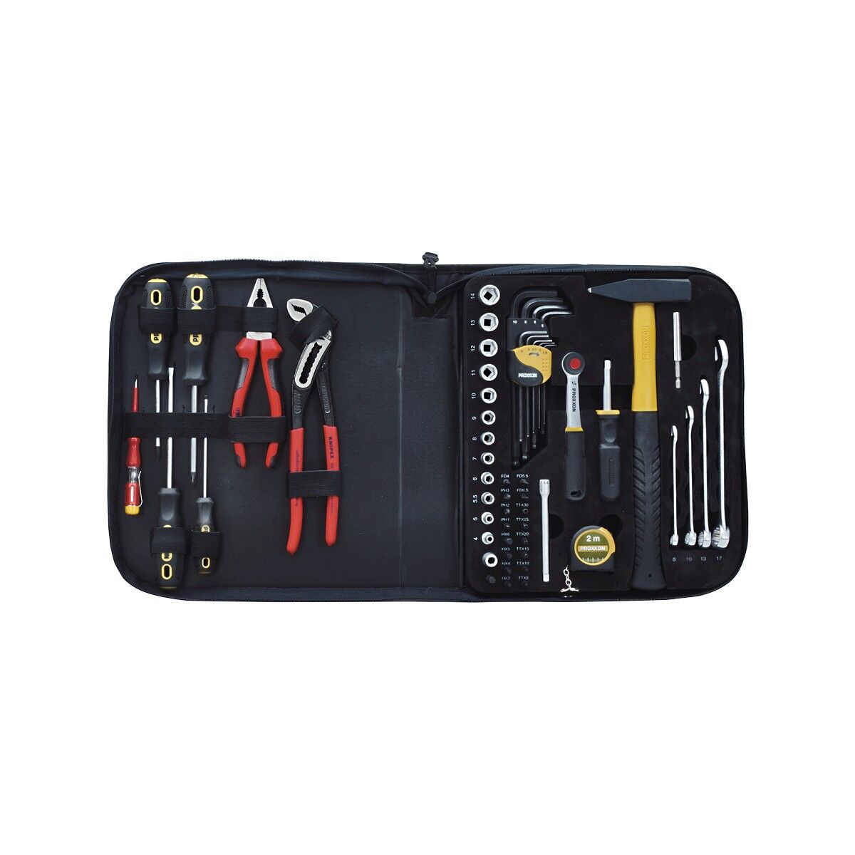 Proxxon 48 Parça Çok Amaçlı El Aleti Seti (Hassas Mekanik - Endüstriyel Kalite) - PROX23670