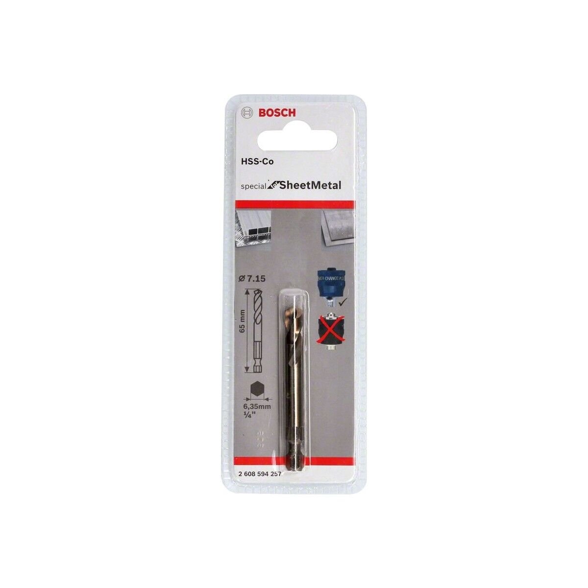 PRO PC Plus için HSS-Co Ø7,15x65mm Merkezleme Ucu