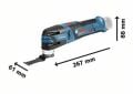 Bosch GOP 12V-28 Akülü Çok Fonksiyonlu Solo/Aküsüz (12V - Starlock) - 06018B5001