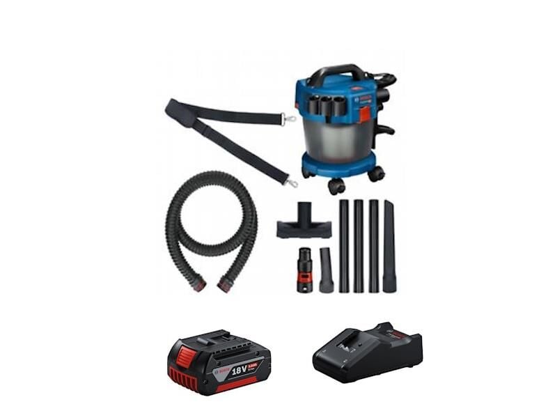 Bosch GAS 18 V-10L Akülü El Süpürgesi 1x5.0Ah Akülü