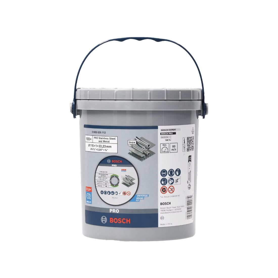 PRO StainlessSteel & Metal Kesme Disk 115mm, 100ad