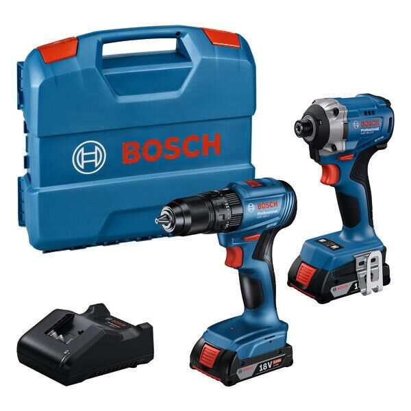 Bosch GDR 18V-215 + GSB 185-LI Akülü Kombo Set (18V - 2x2.0 Ah) - 06019N2024