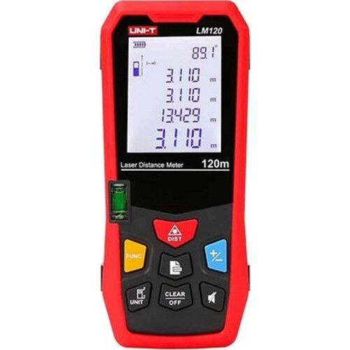 UNI-T LM120A Lazer Mesafe Ölçer (120 Metre - Elektronik Seviye Ölçümlü) - LM120A