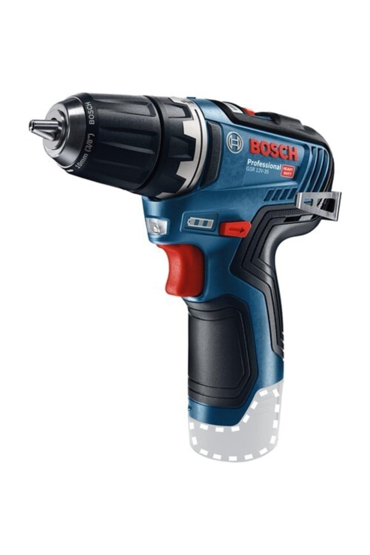 Bosch GSR 12V-35 Akülü Delme Vidalama (Solo/Aküsüz) - 06019H8000