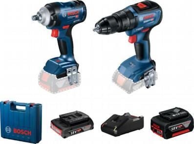Bosch GDS 18V-400+GSB 18V-50 1x2.0Ah-1x5.0Ah