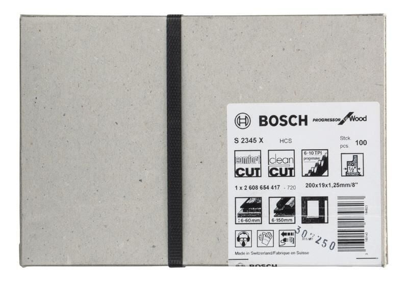 Bosch S 2345x150mm 100'lü Progressor Ahşap Panter Testere Bıçağı 2608654417 2 608 654 417
