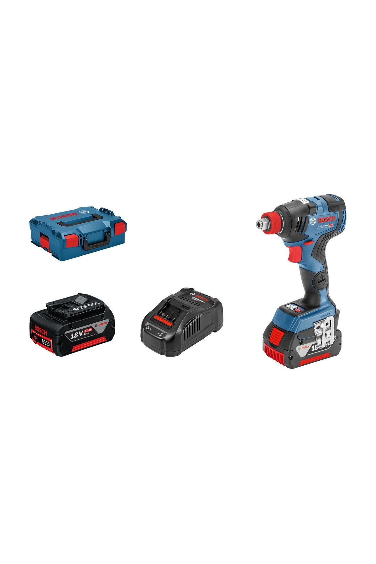 Bosch GDX 18V-200 C Akülü Darbeli Somun Sıkma (18V - 2x5.0Ah) - 06019G4201